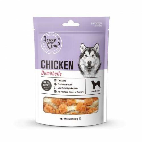 Jerky Time Chicken and Dumbells for Dogs
