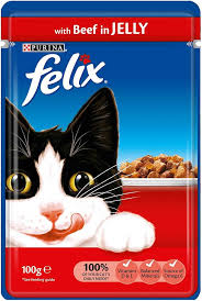 Felix beef pouch (26 pouches)