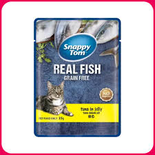 Snappy Tom Pouch Cat Food - Tuna in Jelly