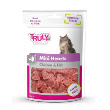 Truly Mini Hearts Chicken & Fish For Cat