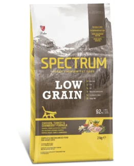 Spectrum Low Grain Adult Cat Food Chicken  Turkey  & Cranberry