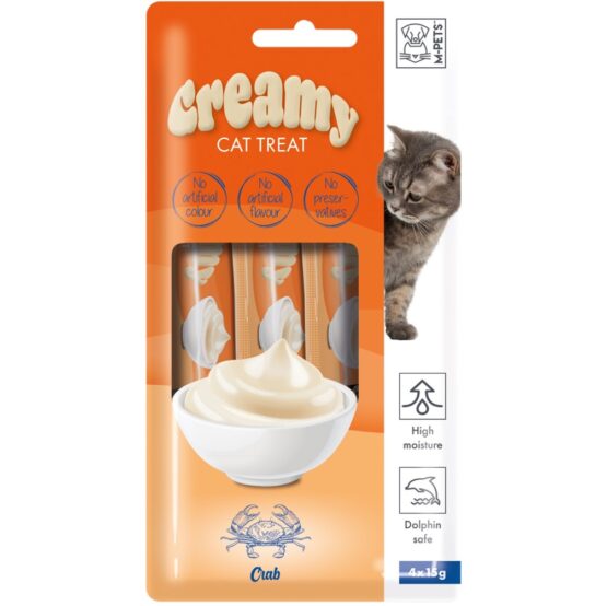 M-PETS Creamy Cat Treats – Crab