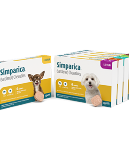 Simparica Sarolaner Flea & Tick Chewable Tablets for Dogs