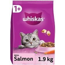 WHISKAS DRY CAT FOOOD SALMON-1.9kg