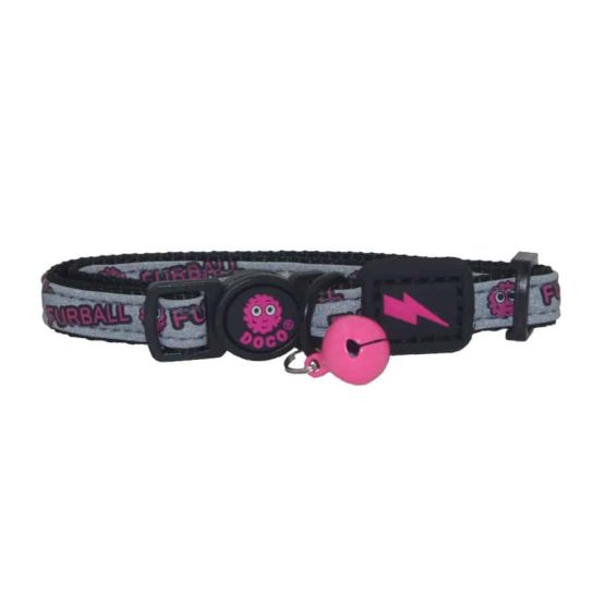 Doco Loco Cat Collar with Safety Buckle - pink