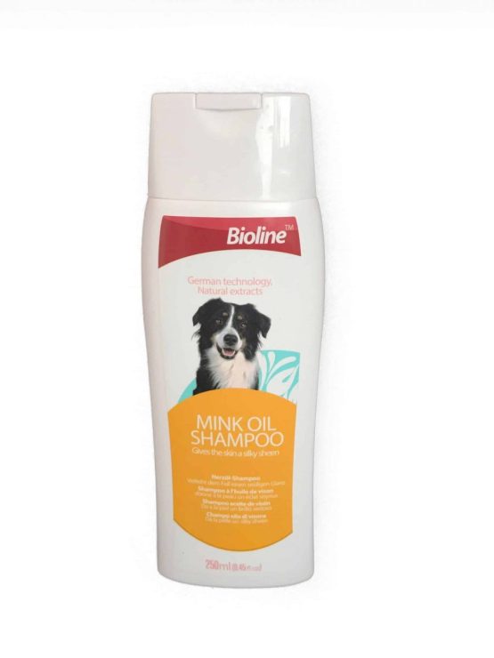 Bioline mink oil dog shampoo 250ml