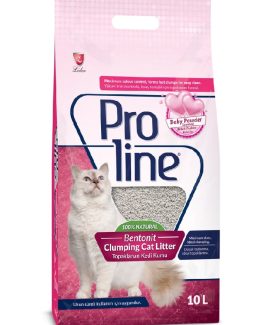 Proline Bentonit Cat Litter (Baby Powder Scented) - 10 L