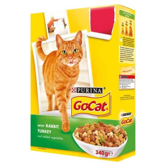 Purina Go-Cat Adult Dry Cat Food Turkey with Vegetables