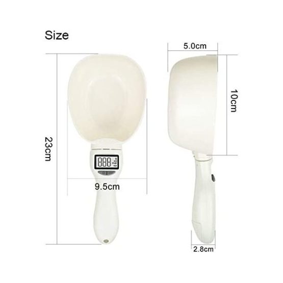 Quanna Electronic Pet Food Weighing Spoon - size