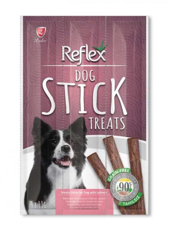 Reflex Dog Treats Meaty Sticks With Salmon