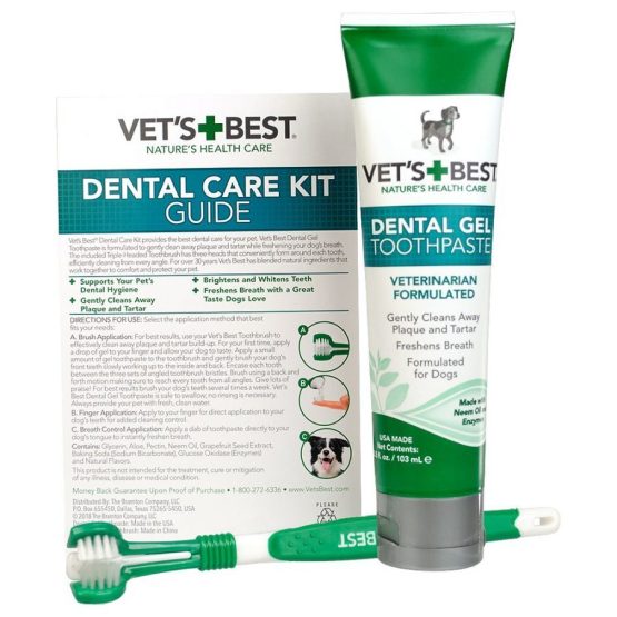 Vet's Best Complete Enzymatic Dog Dental Care Kit