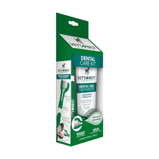 Vet's Best Complete Enzymatic Dog Dental Care Kit - package