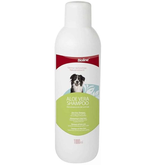 bioline aloe vera dog shampoo 1L