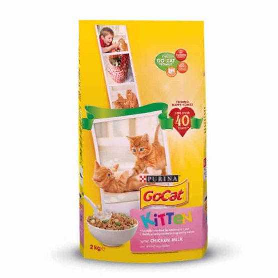 Purina Go-Cat Kitten Food (Chicken, Milk, Vegetables)
